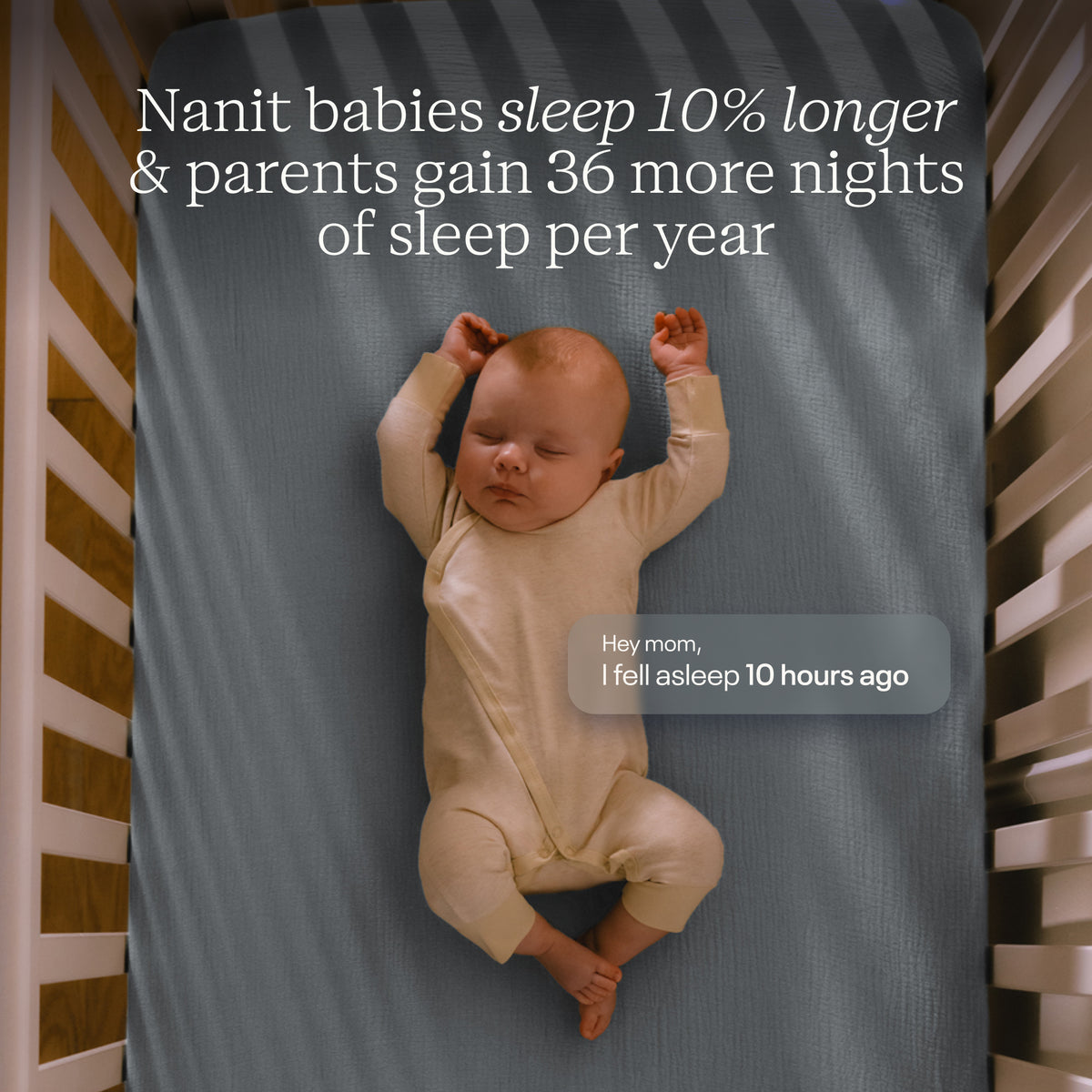 | Nanit motion detection with real-time alert when your child enters a designated alert zone