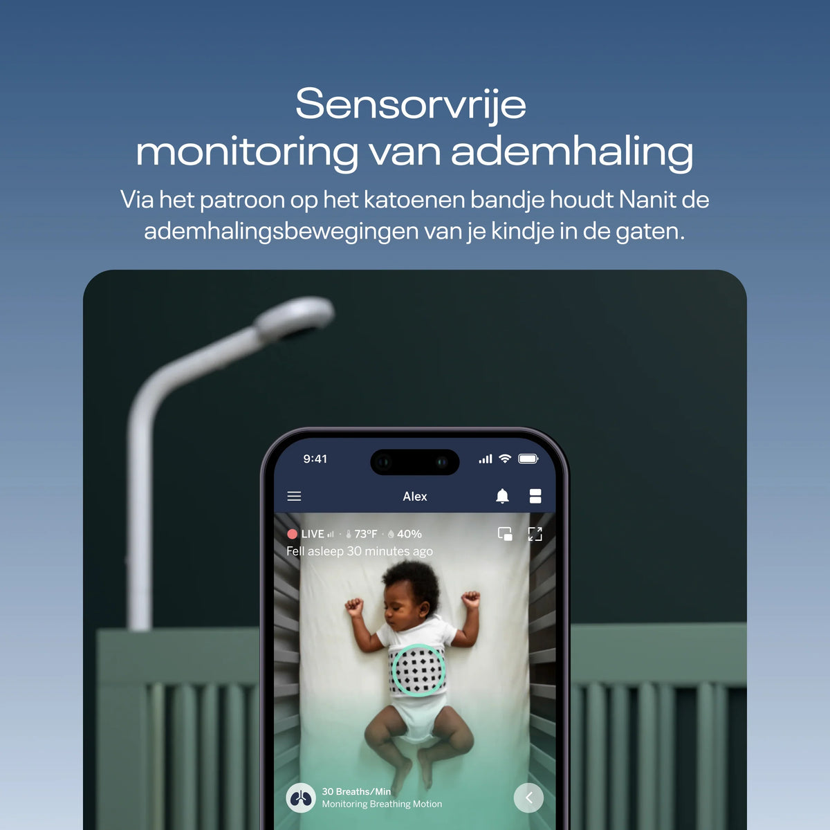 Nanit Pro camera babyfoon met app + Floor Stand