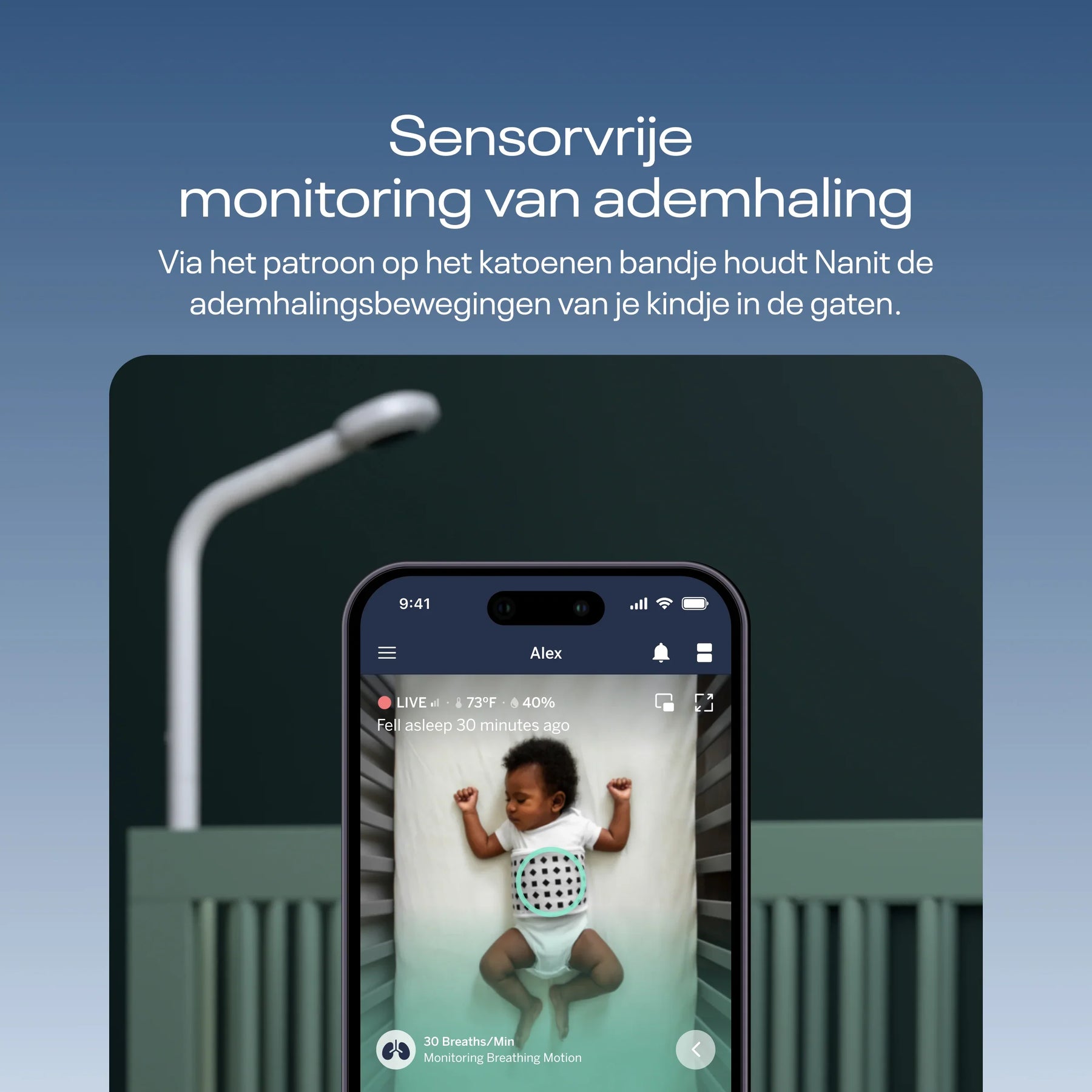 Nanit Pro camera babyfoon met app + Floor Stand