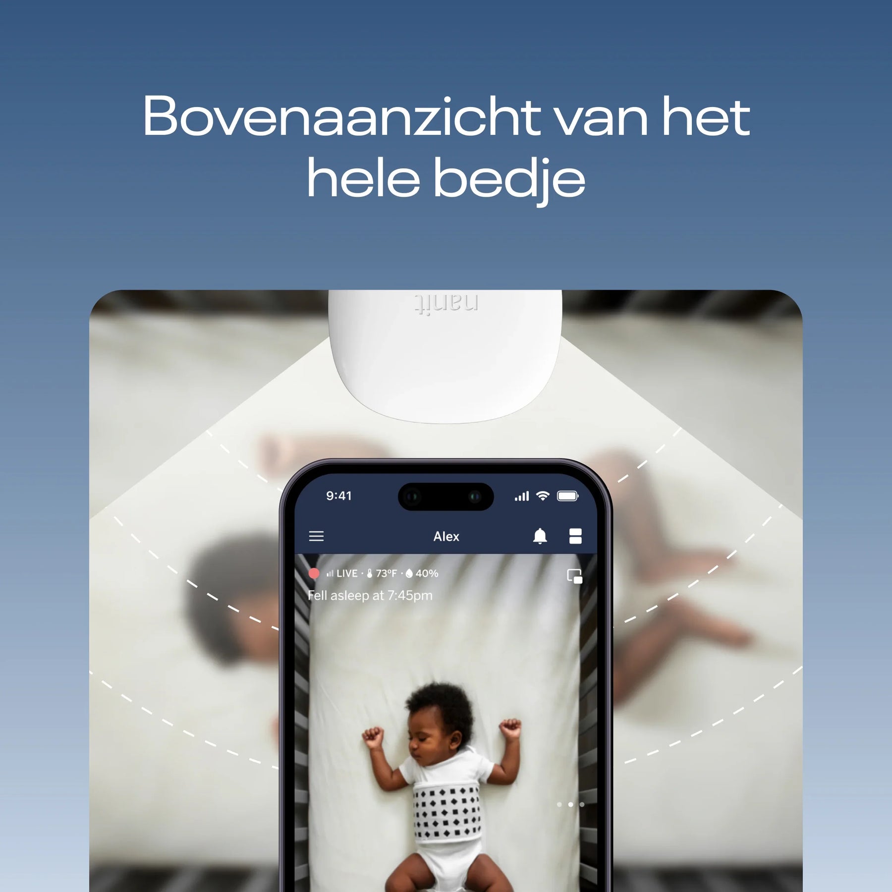 Nanit Pro camera babyfoon met app + Floor Stand