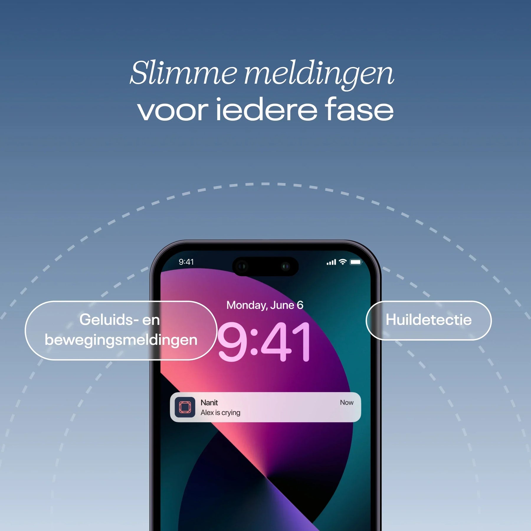 Nanit Pro camera babyfoon met app en Flex Stand
