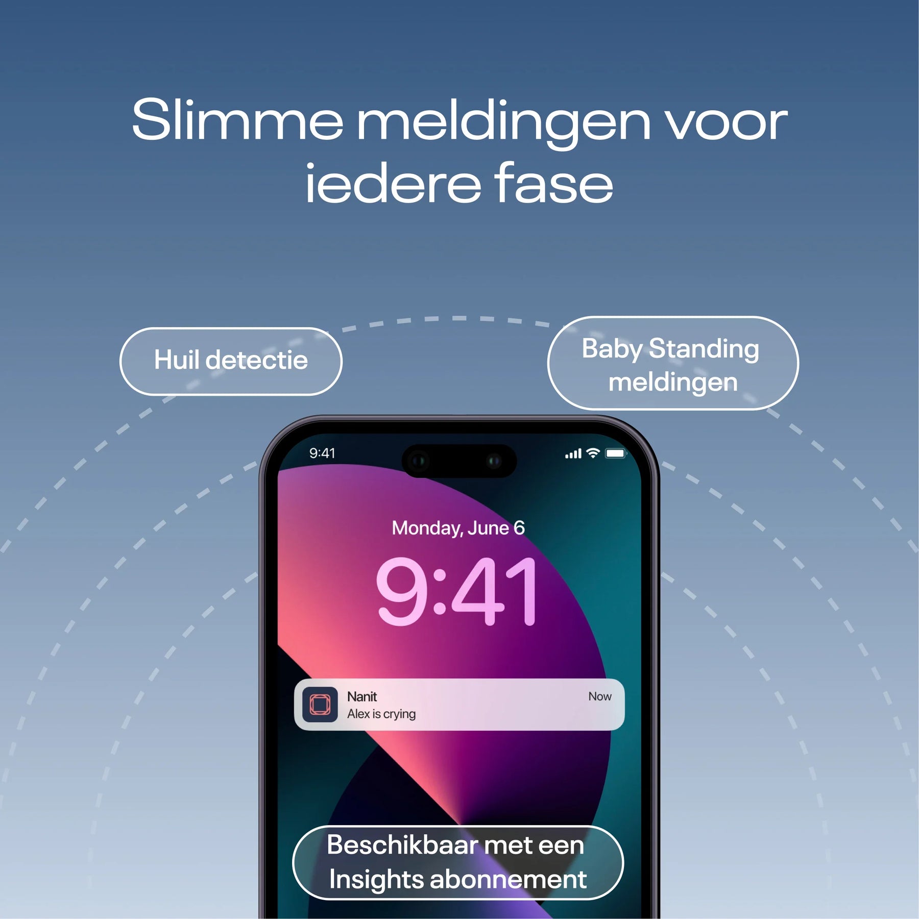 Nanit Pro camera babyfoon met app + Floor Stand