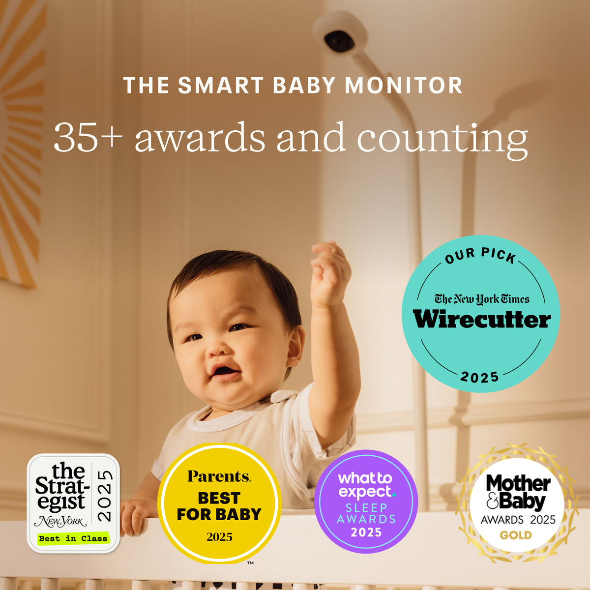 | Babyphone intelligent Nanit récompensé par plus de 35 prix et distinctions pour la surveillance intelligente de bébé