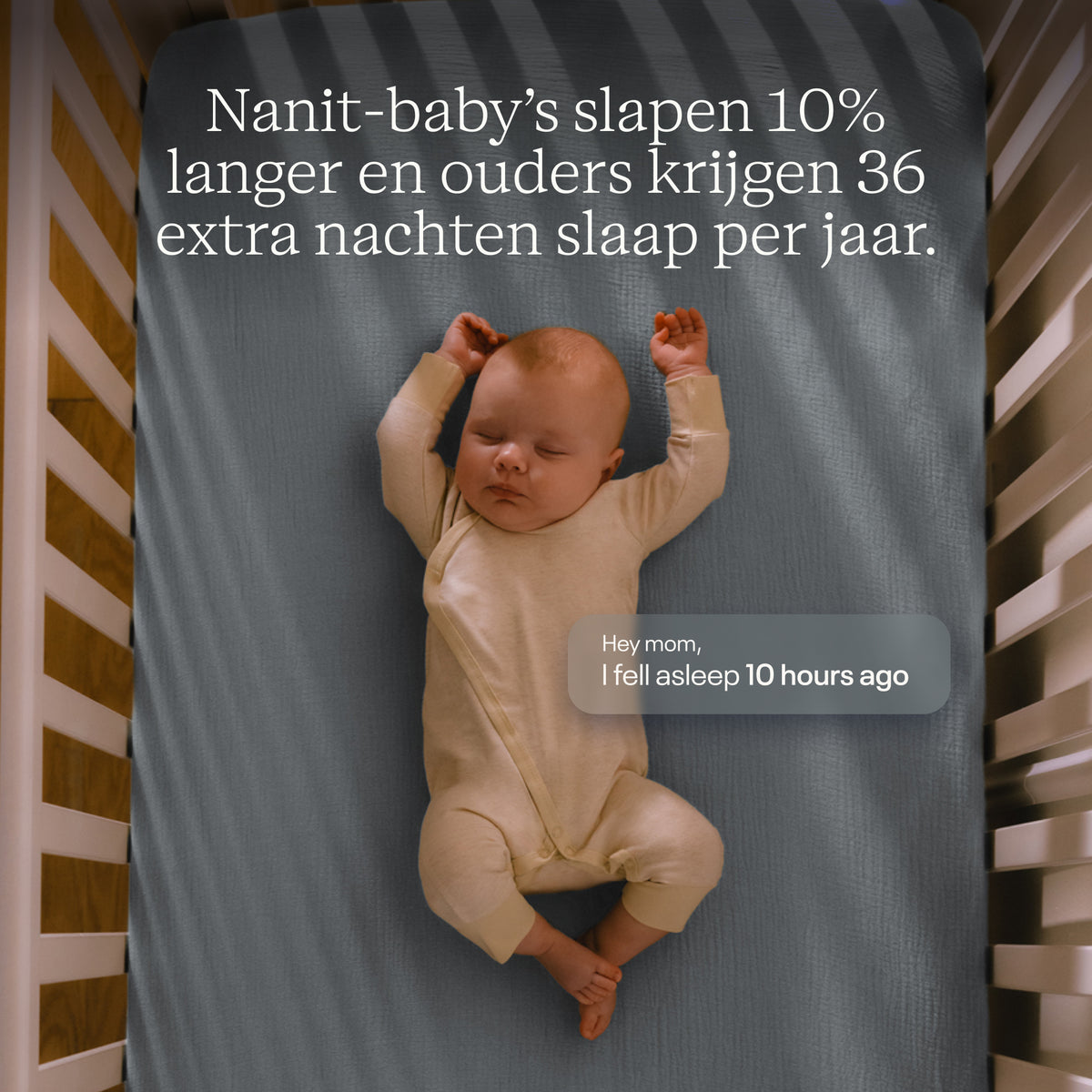 | Nanit bewegingsdetectie met realtime melding wanneer je kind een ingestelde alarmzone betreedt