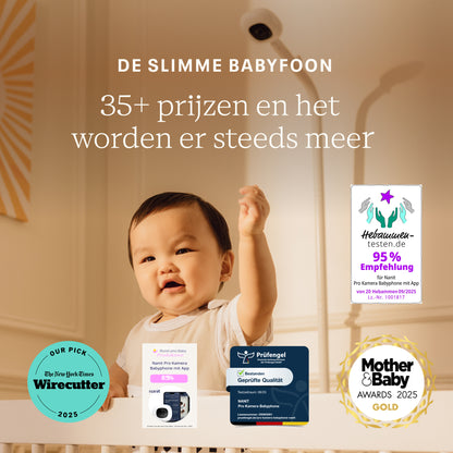 | Nanit slimme babyfoon bekroond met meer dan 35 awards en onderscheidingen voor slimme babybewaking