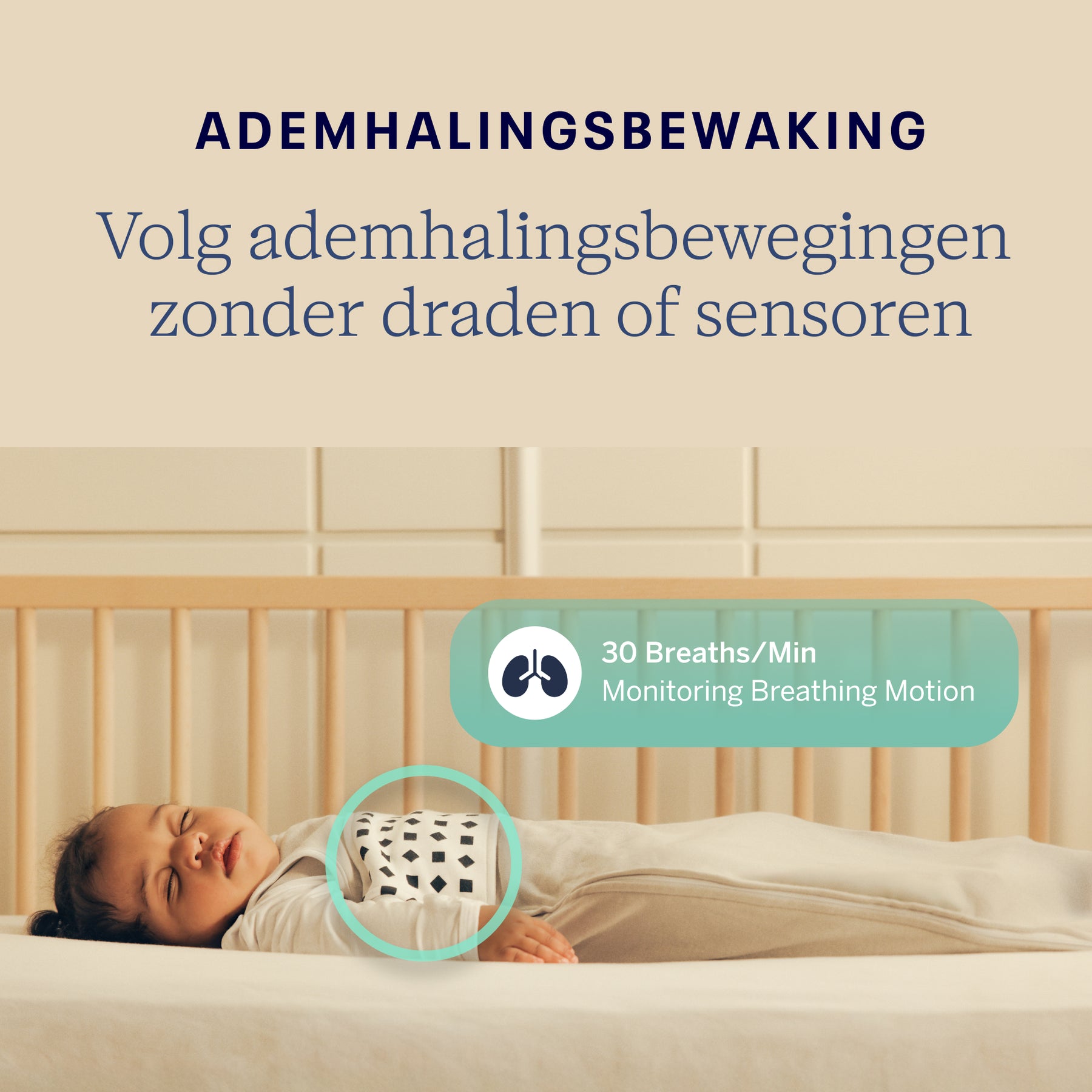 Nanit Pro camera babyfoon met app + Floor Stand