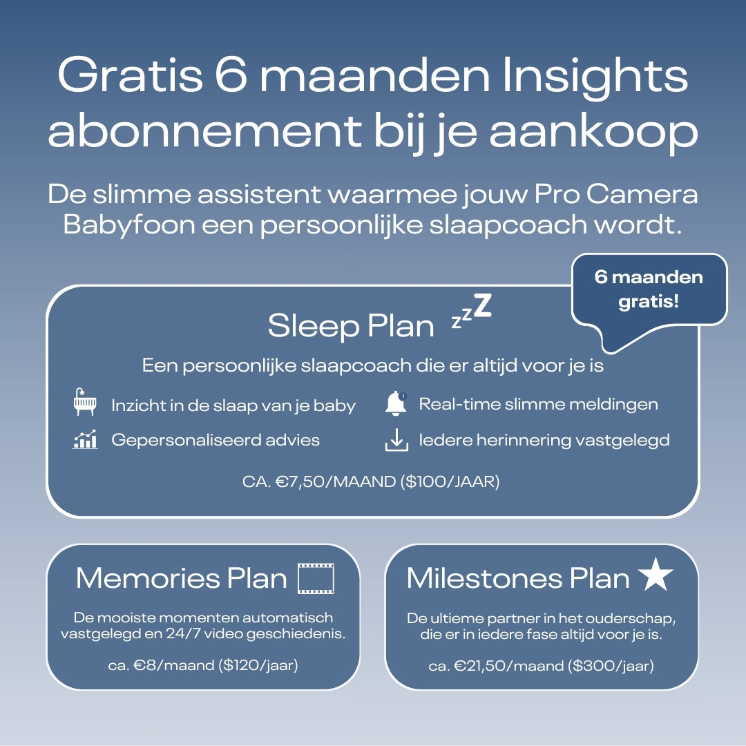 Nanit Pro camera babyfoon met app + Floor Stand